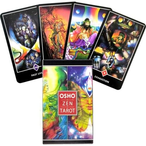 2021 New Osho Zen Tarot Cards And PDF Guidance Divination Deck Entertainment Parties Board Game Support drop shipping 78 Pcs/Box