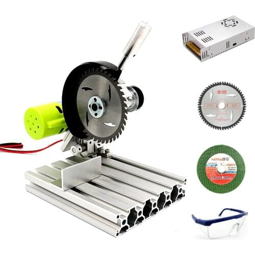 360W 5800RPM Aluminum Miniature Table Saw High Precision Cutting Machine DIY Model Saws Precision Carpentry Chainsaw