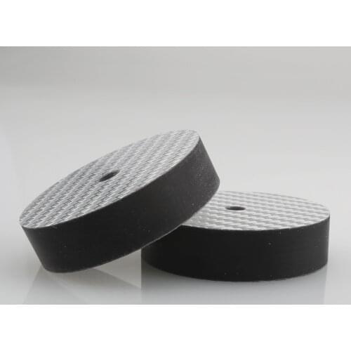 4PCS Audiocrast CF4010W 40MM*10MM Carbon Fiber Speaker Amplifier Isolation Spike pad stand base