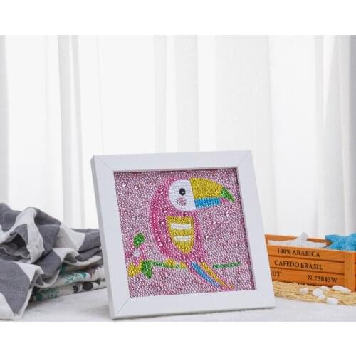 5D DIY Full Woodpecker Special Shaped Diamond Painting Cross Stitch Animal Diamond Embroidery Cartoon Childrens Gift Home Decor