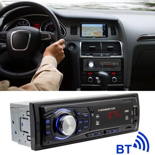 1428 Car Radio 1 Din USB MP3 Player Bluetooth Car Stereo FM Radio Headunit Support RCA Audio Subwoofer With Remote Control