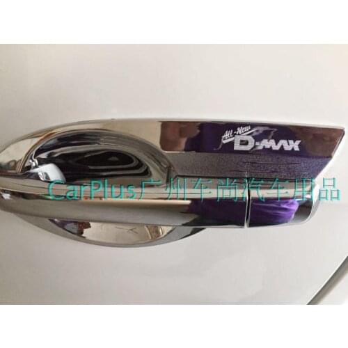 FREE SHIPING 2012-2015 Isuzu d-max isuzu d-max ABS Door handle bowl chrome cover ISUZU D-MAX accessory,DMAX accessories