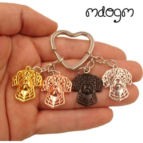 New Fashion Pug Dog Animal Cute Gold Silver Plated Keychain For Bag Car Women Men Girls Boys Love Jewelry K142