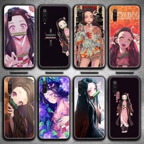 Demon Slayer Kamado Nezuko Phone Case for Xiaomi Mi Note 10 Lite Mi 9T Pro xiaomi 10 10 CC9 Pro