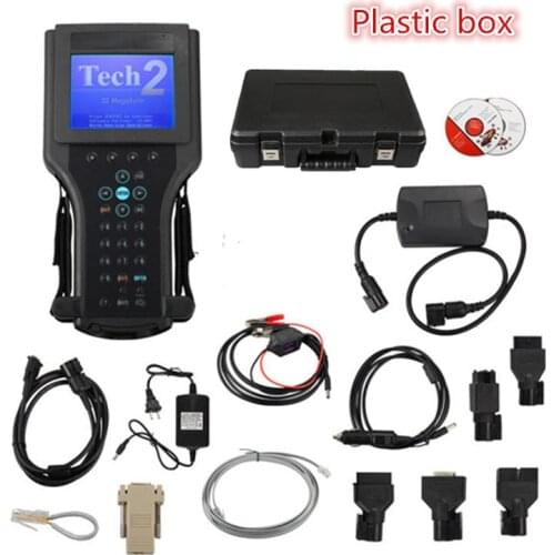 Tech2 Diagnostic Scanner Tis2000 Programming With Candi Interface 32MB Software Card tech 2 Scanner With Plastic Box
