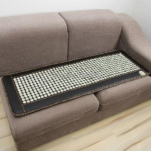 As seen on TV Hot stone jade heating cushion Healthcare Thermal white Jade Mattress with Far-NEW Function 50*150CM