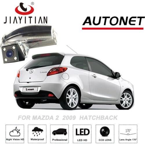 JIAYITIAN Rear View Camera For Mazda 2 M2 2009 Car CCD Night Vision Backup Parking Assistance/ License Plate OEM