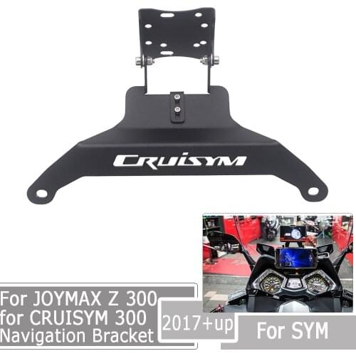 For SYM JOYMAX Z 300 2019 2018 2017 Windshield Mount Navigation Bracket GPS Smartphone Holder Motorcycle