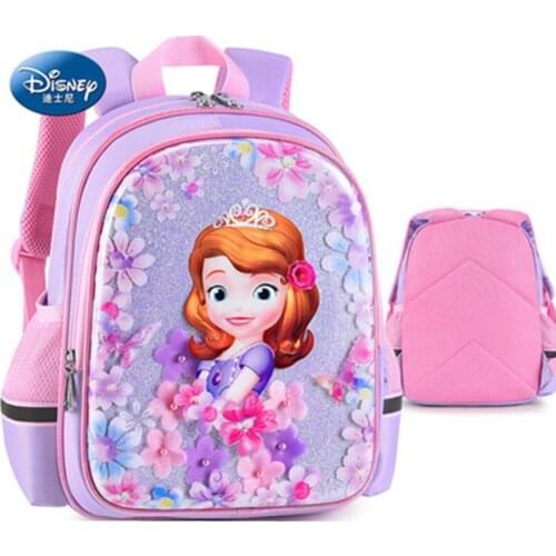 Fashion Girl Schoolbag Kids Girls Cartoon Elsa and Sofia Schoolbags Cute Kids Backpacks Children School Bag Small Backpack