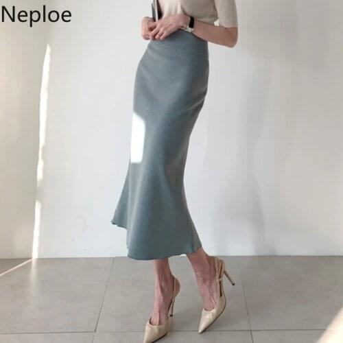 Neploe Midi Pencil Skirts