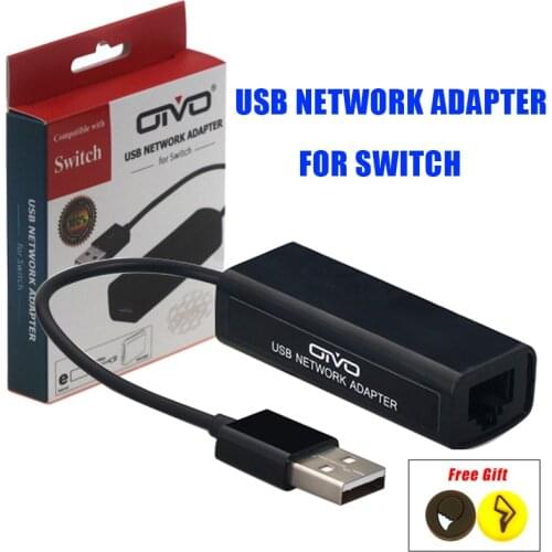 NEW 100Mbps USB 3.0 Ethernet Network Card For Nintendo Switch/ For Wii/For WiiU Lan Connection Adapter