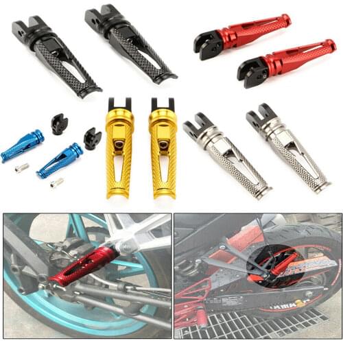 Motorcycle Passenger Rear Foot Pegs Pedal Footrest for BMW R1150GS R1200GS ADV Adventure R850 F650GS