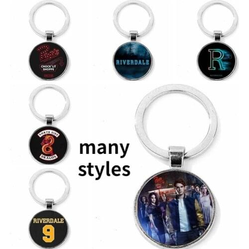 Riverdale Keychain Stranger Things Keyrings Cartoon Trinket Men Boys Keyholder Backpack Car Key Chains Jewelry Movie Fans Gift