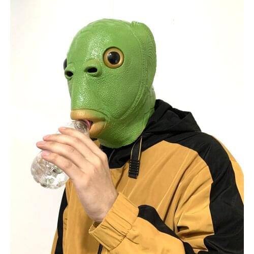 Fish Mask Monster Cosplay Masks Latex Mascarillas Anime Face Masques Animal Halloween Costume Carnival Party Fancy Mascaras