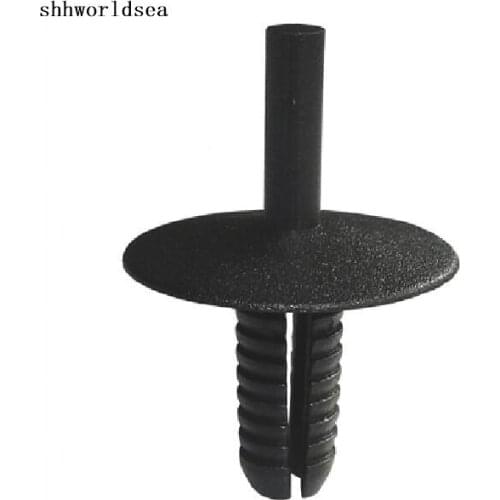 Shhworldsea car plastic and fasteners bumper wheel opening stuff plate&interior trim push type retainer