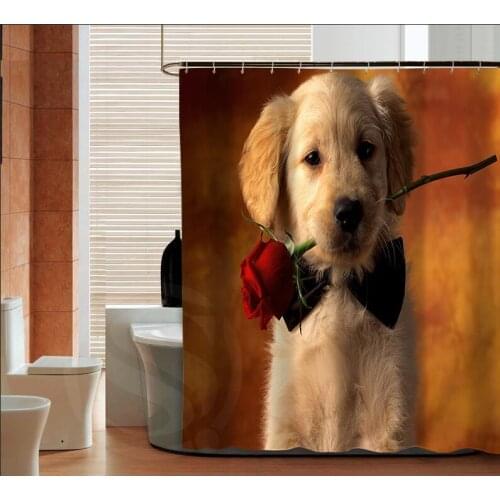 Modern Dog New Classicalcustom Shower Curtain Bathroom Best Decor Free Shipping MORE SIZE SQ0422-ZHH-02