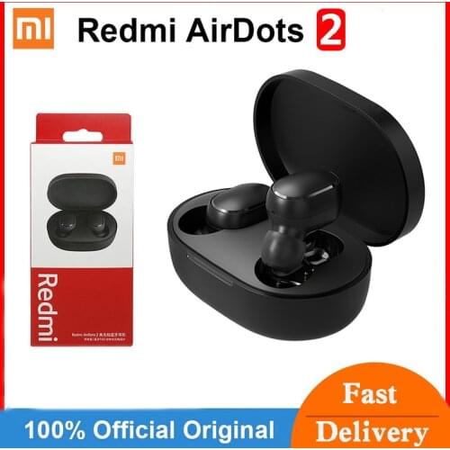 Original Xiaomi Earbuds Redmi Airdots 2 Tws Wireless Earphone Bluetooth 5.0 Noise Reduction with Mic Xiaomi Airdots 2S Headset