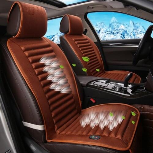 Built-In Fan Cushion Air Circulation Ventilation Car Seat Cover For Honda Accord Civic CRV Crosstour Fit City HRV
