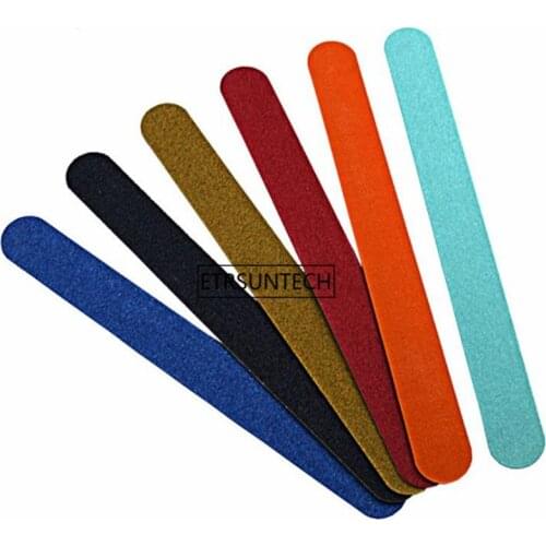 1000pcs Nail File Polishing Tool Manicure Kit Wood EVA Nail File Buffer DIY Trimming UV Gel Art Nail Sanding Blocks F3581