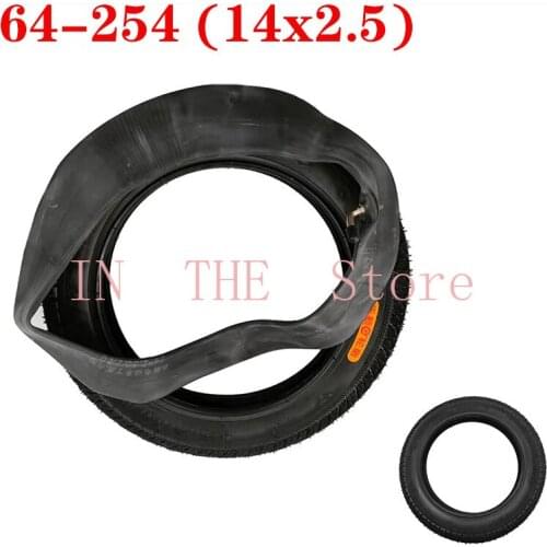 14X2.50 / 64-254 Inner and Outer Tyre for Electric Vehicles Electric Motorcycles Wear Resistant High-quality Tires