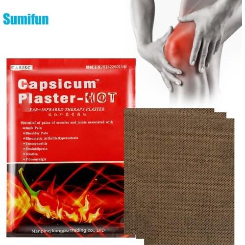 16Pcs Hot Pepper Plaster Medical Pain Relief Patches for Joint Pain Knee Neck Pain Patch Capsicum Arthritis Plaster Chinese Herb