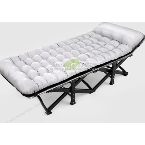 38%75 CM Folding Bed Solo Household Adult Noon Break Siesta Deck Chair Office Simple And Easy More Function Portable