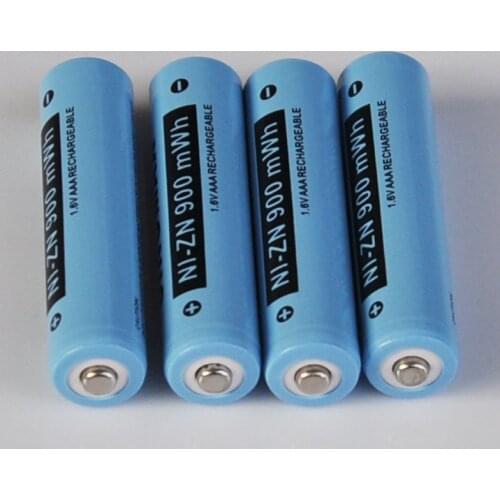 4-10PCS Ni-Zn 1.6V AAA rechargeable battery 900mwh NiZn cell for camera toys shaver replace 1.2V 1.5V ni-mh ni-cd batteries