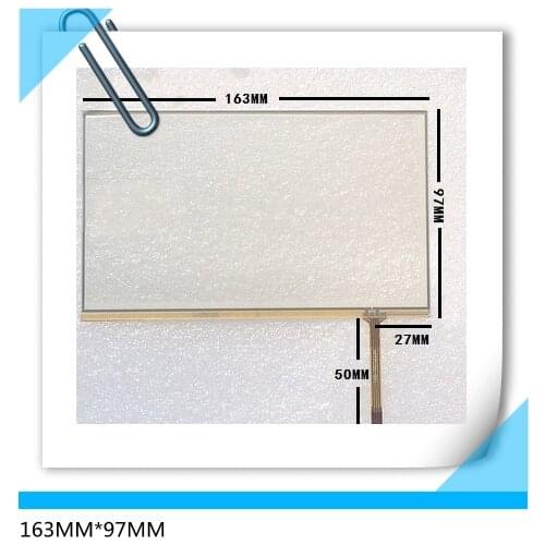 Free shipping 163*97 New 7 inch touch screen WM8650 touch screen handwriting screen 163MM*97MM AT070TN92