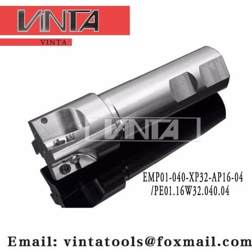Free shipping EMP01-040-XP32-AP16-04 Indexable milling cutter matched carbide insert APKT160408