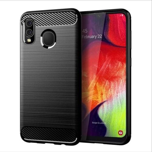 Case for Samsung Galaxy A30 A20S A20E A70 A50 A40 A20 A10 Case Silicone Cover Soft TPU Carbon Fiber Case for S20 Plus S10E Cover