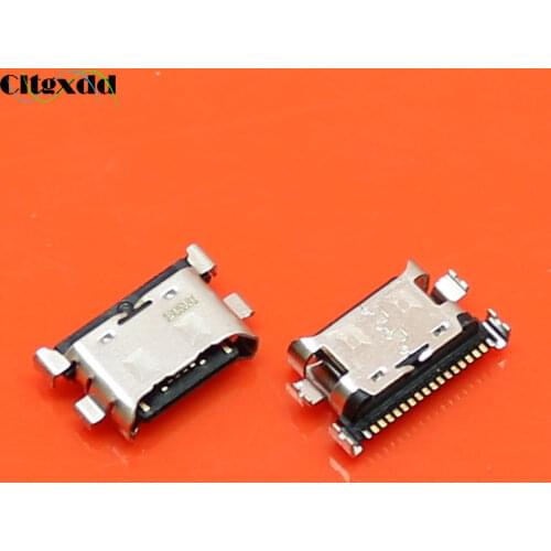 Cltgxdd 10Pcs Micro USB Jack Charging Port Dock Connector Socket For Samsung Galaxy A70 A60 A50 A40 A30 A20 A405 A305 A505 A705