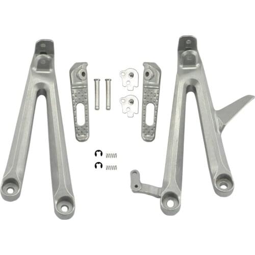 Motorbike Parts Rear Passenger Foot Pegs Foot rest With Brackets For Honda CBR1000RR 2004-2007 CBR 1000RR 2005 2006 Motorcycle