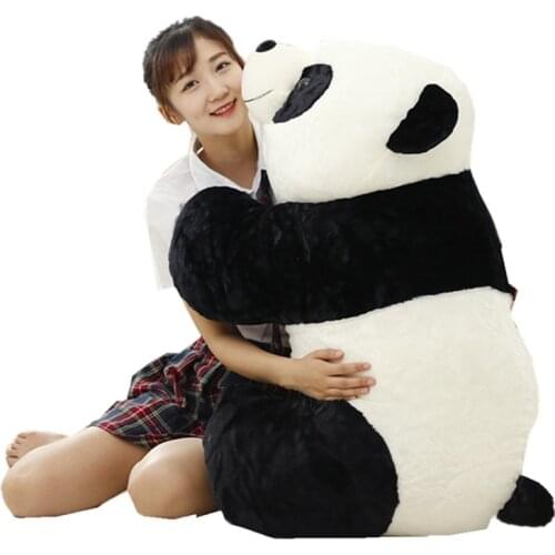 Dorimytrader Largest 90cm Lovely Soft Fat Panda Plush Toy 35'' Big Stuffed Animal Bear Doll Cartoon Pillow Baby Present
