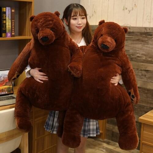 Giant Animal Soft Teddy Bear Plush Toys Large Size Brown Bear Big Hugging Pillow Animal Stuffed Cushion Children Birthday Gift