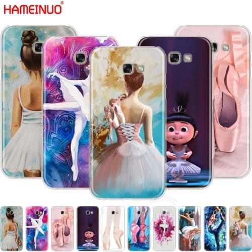 HAMEINUO Ballet Dance Girl Ballerina slippers cell phone case cover for Samsung Galaxy A3 A310 A5 A510 A7 A8 A9 2016 2017 2018