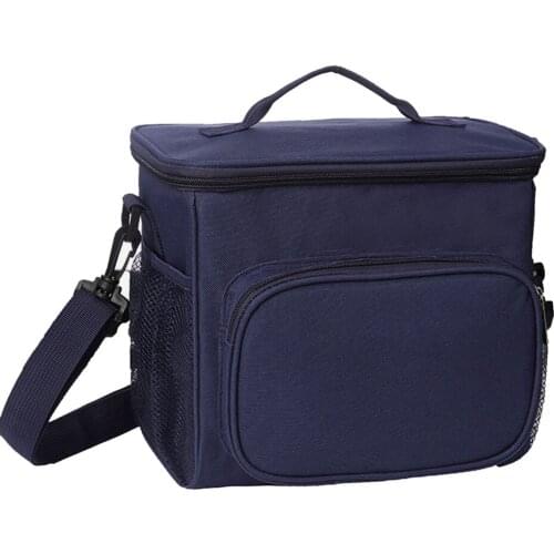 Insulated Lunch Bag Tote Box Picnic Tote with Adjustable Shoulder Strap Leakproof & Fashionable Cooler Tote Bag for Adult & Kids