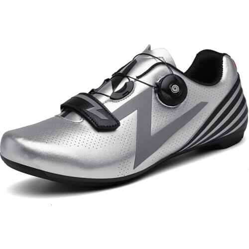 Men Women Quick lace Style Indoor Bicycle & Road Bike Cycling Shoe System Compatible - Mountain Bike and Road Bike Cleat Set