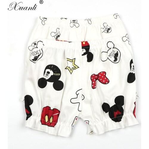 Summer Baby Girls Boys Shorts Cartoon Style Cotton Children Beach Loose Shorts Casual Pants Comfortable Baby Cothing 2-6 Year