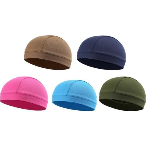 Summer Moisture Wicking Cap Quick Dry Sports Sweat Motorbike Bicycle Cycling Caps Headband Sweatband for Men Women