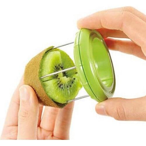 Kiwi Pitaya Peeling Tools Kiwi Cutter Mini Fruit Cutter Peeler Slicer with Plastic Kitchen Gadgets Fruit Kitchen Accessories