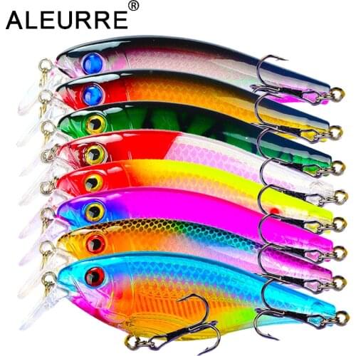 New 1PCS 3D Eye Big Wobbler Fishing Lure 9cm 12.5g Sea Trolling Minnow Japan Swimbait Crazy Crankbait Fishing Tackle