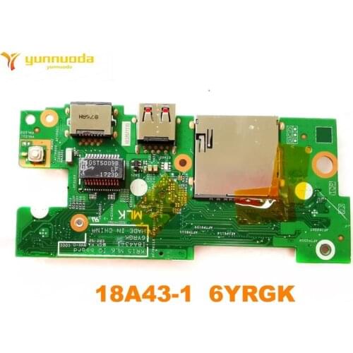 Original for DELL KR15 MLK IO board USB Board KR15 MLK IO board 18A43-1 6YRGK tested good free shipping