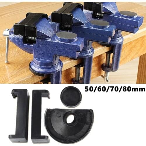 4Pcs/set Anti-slip Rubber Pad 50/60/70/80mm Machinery & Accessories For Bench Vise Small Vise Table Pad Carpentry Joinery Use