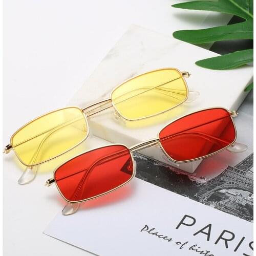 2021 Rectangle Sunglasses Men Women Brand Designer Sun Glasses Male Female Fashion Summer Gafas Feminino Oculos De Sol