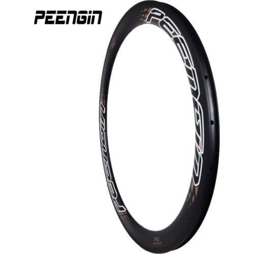 PEENGIN P50 carbon bike rims clincher tire U shape design road bike wheel 25mm depth 50mm depth 700C OEM/ODM factory manufacture