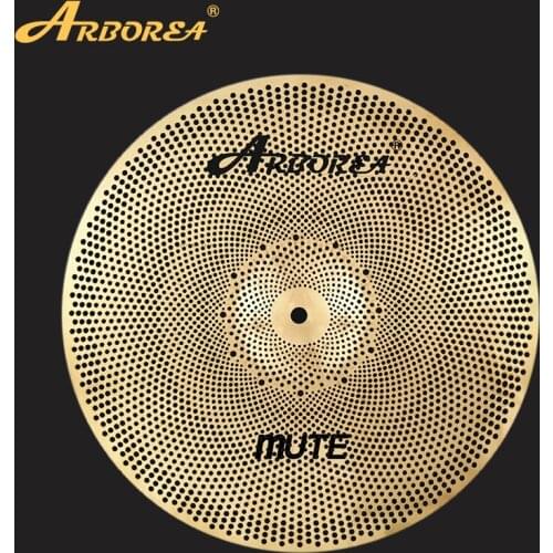 Arborea High quality golden Mute Cymbal 16'' China for drummer