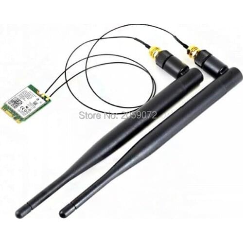 Wireless-ac8265,dual mode wireless nic module applicable for jetson nano, supports 2.4ghz / 5ghz dual band wifi and bluetooth 4