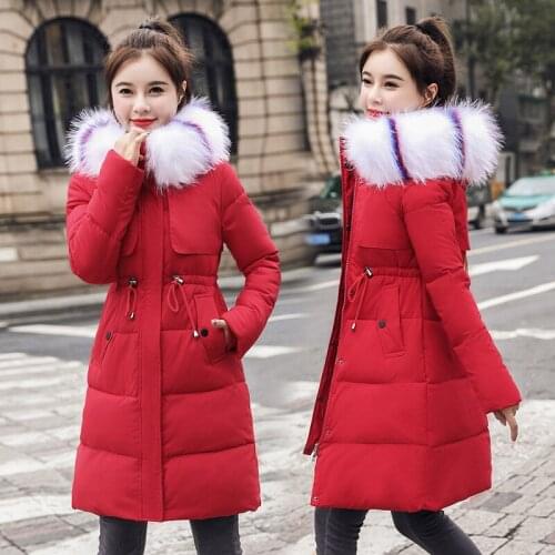Winter jacket women new female parka coat feminina long down jacket long hooded coat jacket Women