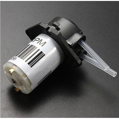 1pcs Miniature 6V water pump silent peristaltic pump titration DC self-priming pump