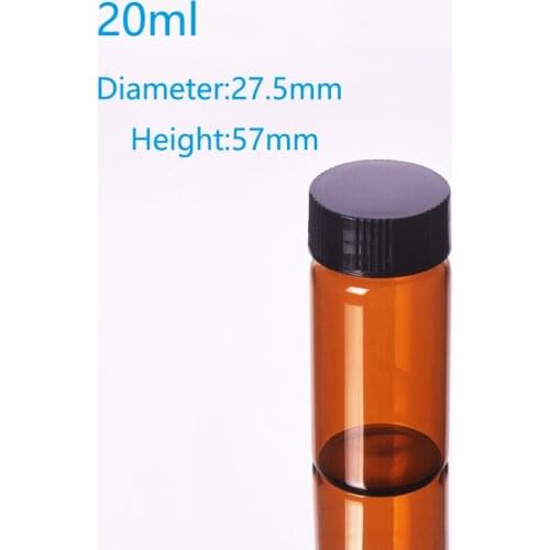 10pcs Brown sample bottle,Capacity 20ml,lyophilized,vials,bacteria,freeze-dried,cillin,strain bottles